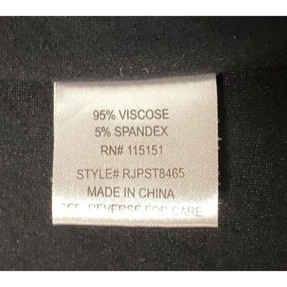 Romeo & Juliet Couture Draped Smocked Cardigan Top Womens Sz S Black - Picture 11 of 13